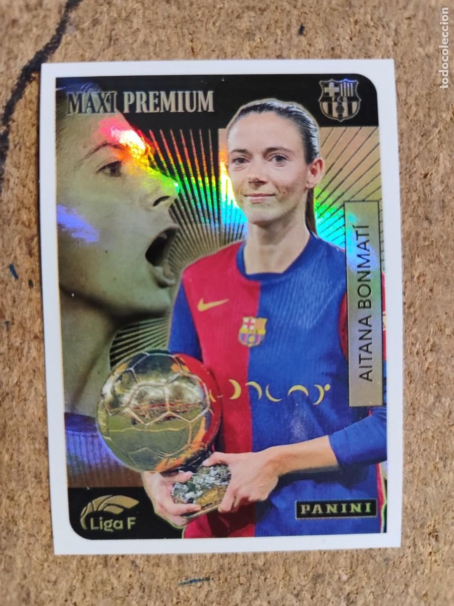 Cromos de f&uacute;tbol: LIGA F ( FEMENINA) 2024/25 STICKER MAXI PREMIUM AITANA BONMATI FC BARCELONA # PANINI