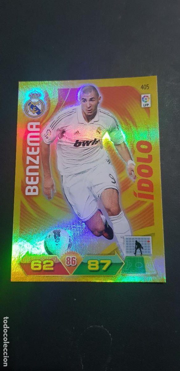 Cromos de f&uacute;tbol: REAL MADRID- BENZEMA - Foto 1