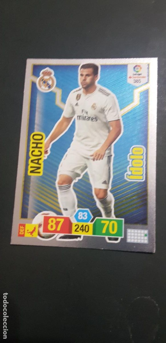 Cromos de f&uacute;tbol: REAL MADRID- NACHO IDOLO - Foto 1