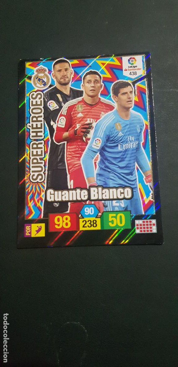 Cromos de f&uacute;tbol: REAL MADRID- GUANTE BLANCO - Foto 1