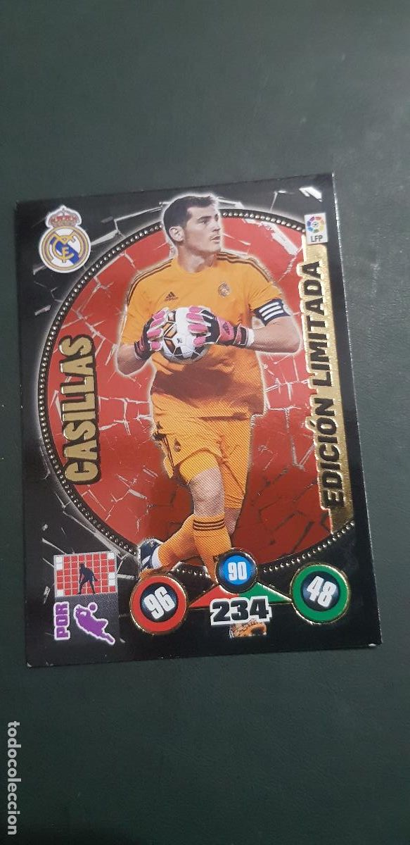 Cromos de f&uacute;tbol: REAL MADRID- CASILLAS - Foto 1