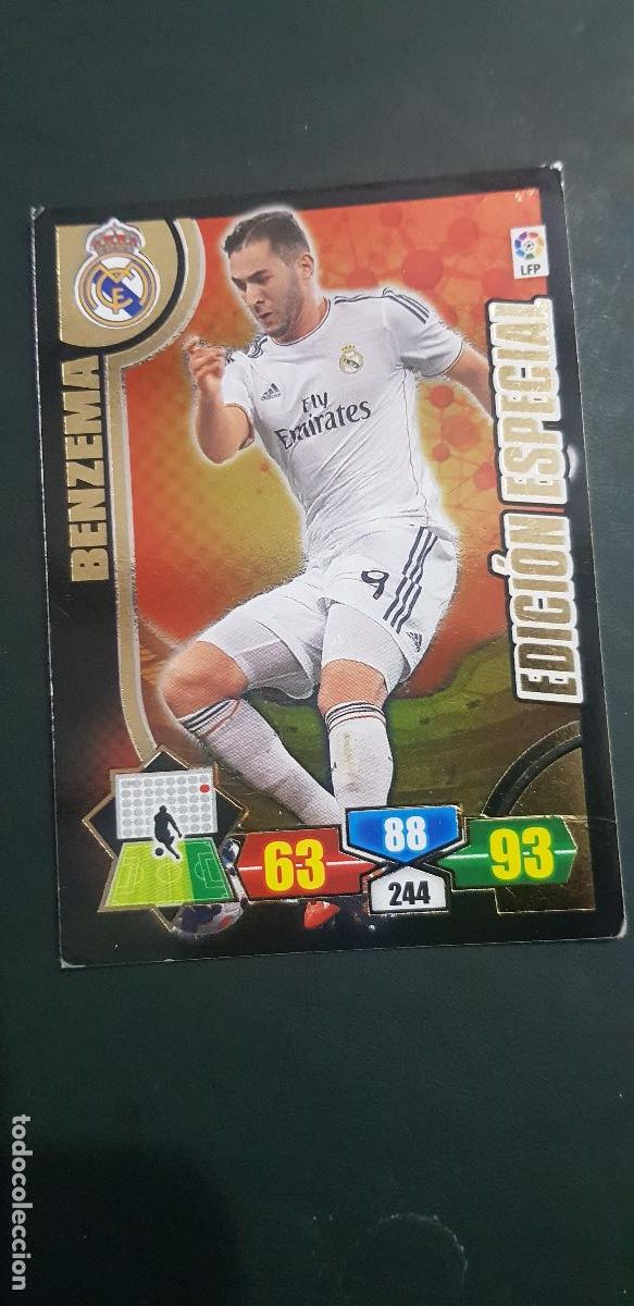Cromos de f&uacute;tbol: REAL MADRID- BENZEMA - Foto 1