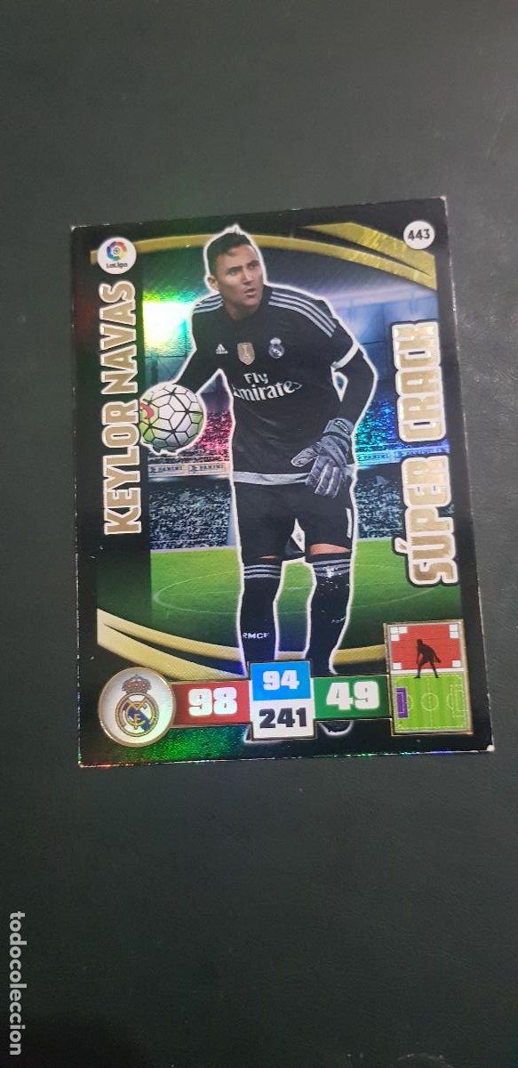 Cromos de f&uacute;tbol: REAL MADRID- KEYLOS NAVAS - Foto 1