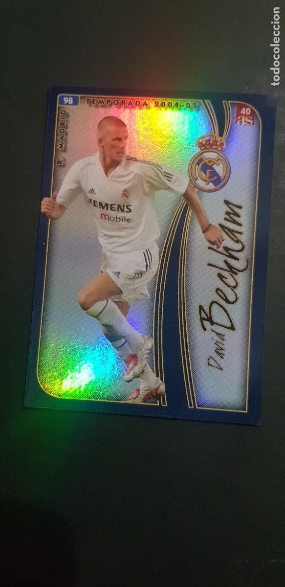 Cromos de f&uacute;tbol: REAL MADRID- DAVID BECHKAM - Foto 1