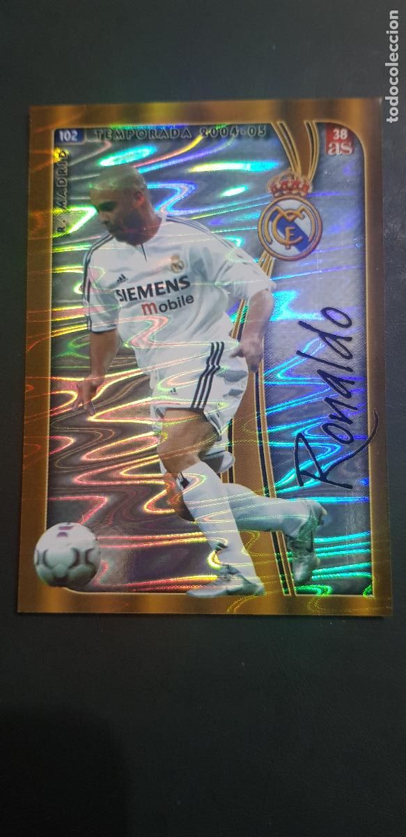 Cromos de f&uacute;tbol: REAL MADRID- RONALDO LUIS - Foto 1