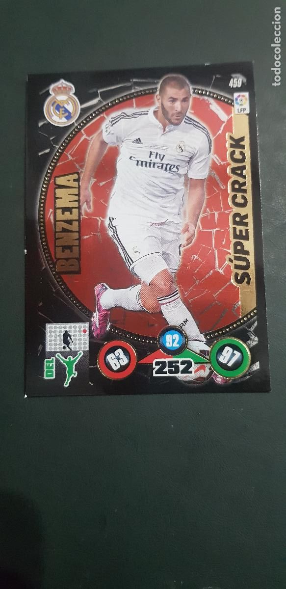Cromos de f&uacute;tbol: REAL MADRID- BENZEMA - Foto 1