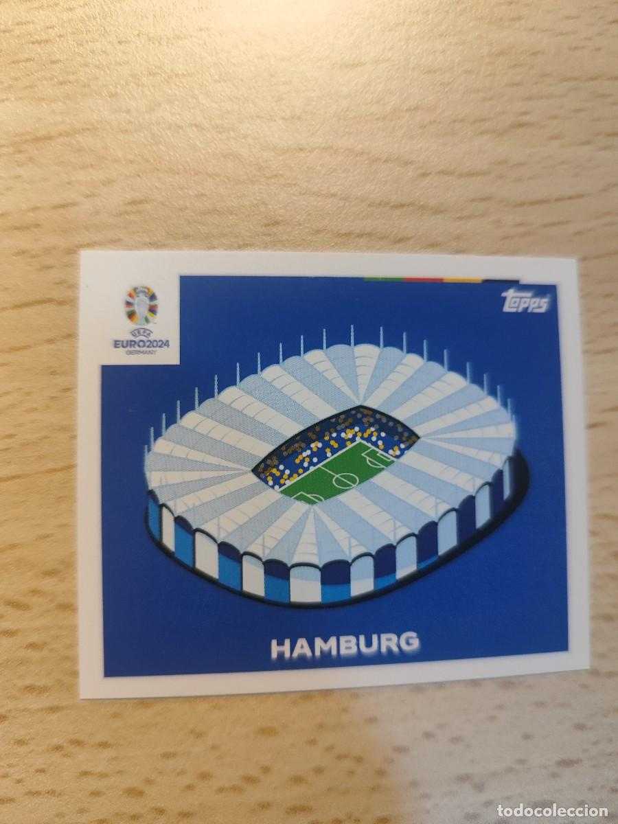 Cartes &agrave; collectionner de Football: EURO7 EURO 7 TOPPS EURO 2024 HAMBURG - ESTADIO -- CROMO EUROCOPA 24
