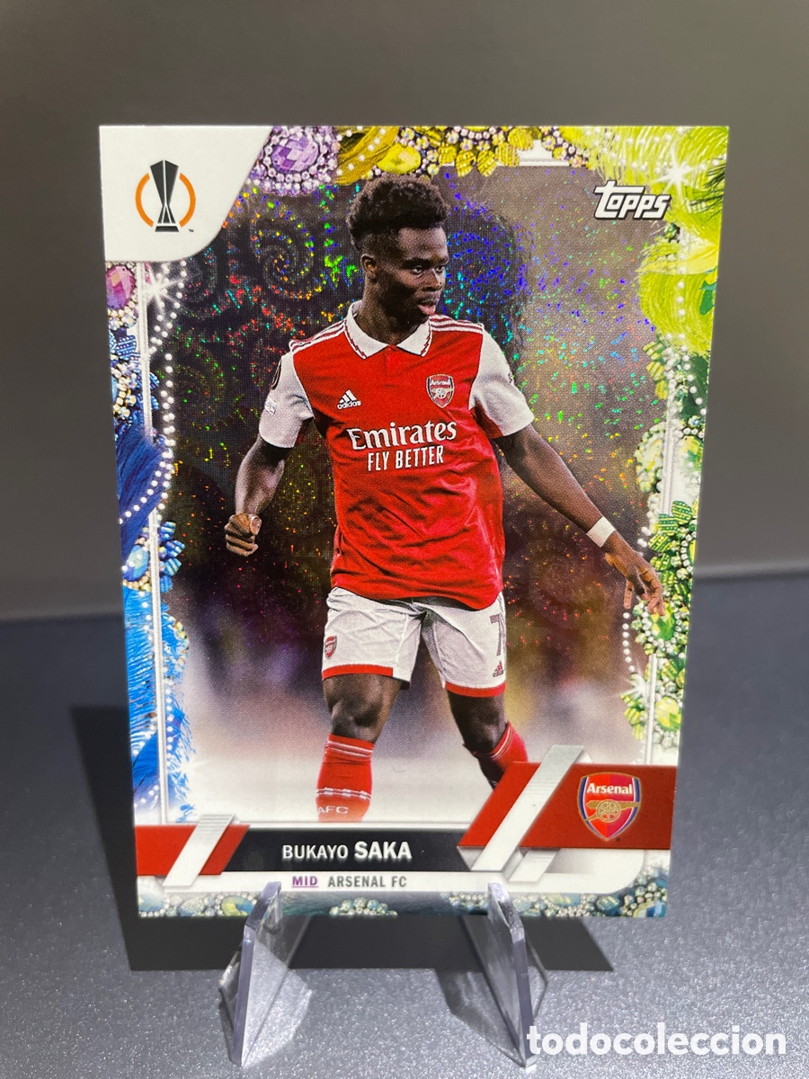 Cromos de f&uacute;tbol: Saka 25 Topps Carnaval 2022-23 Arsenal