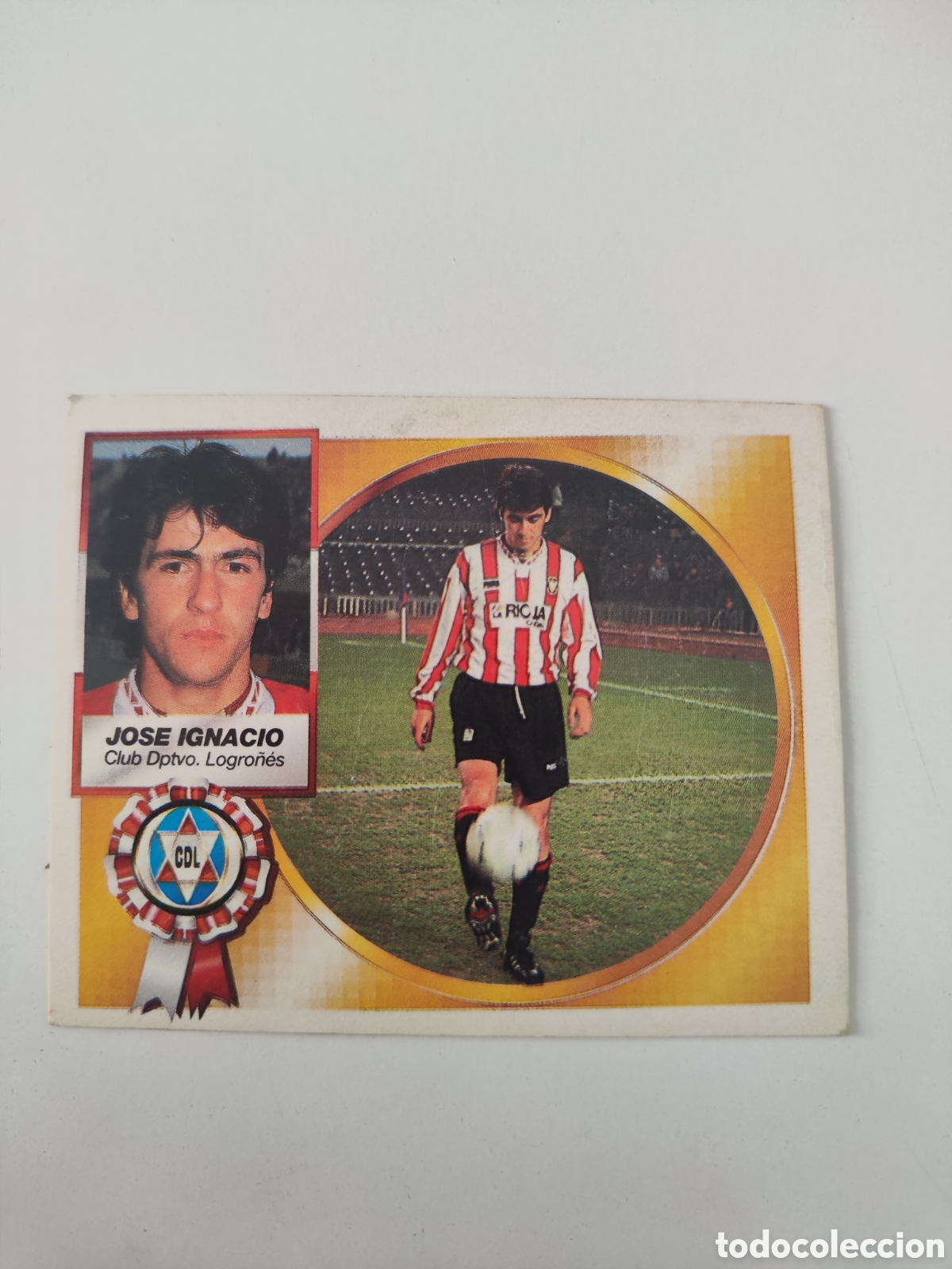 Cromos de f&uacute;tbol: Este 94 95 sin pegar Logro&ntilde;&eacute;s Jos&eacute; Ignacio - Foto 1
