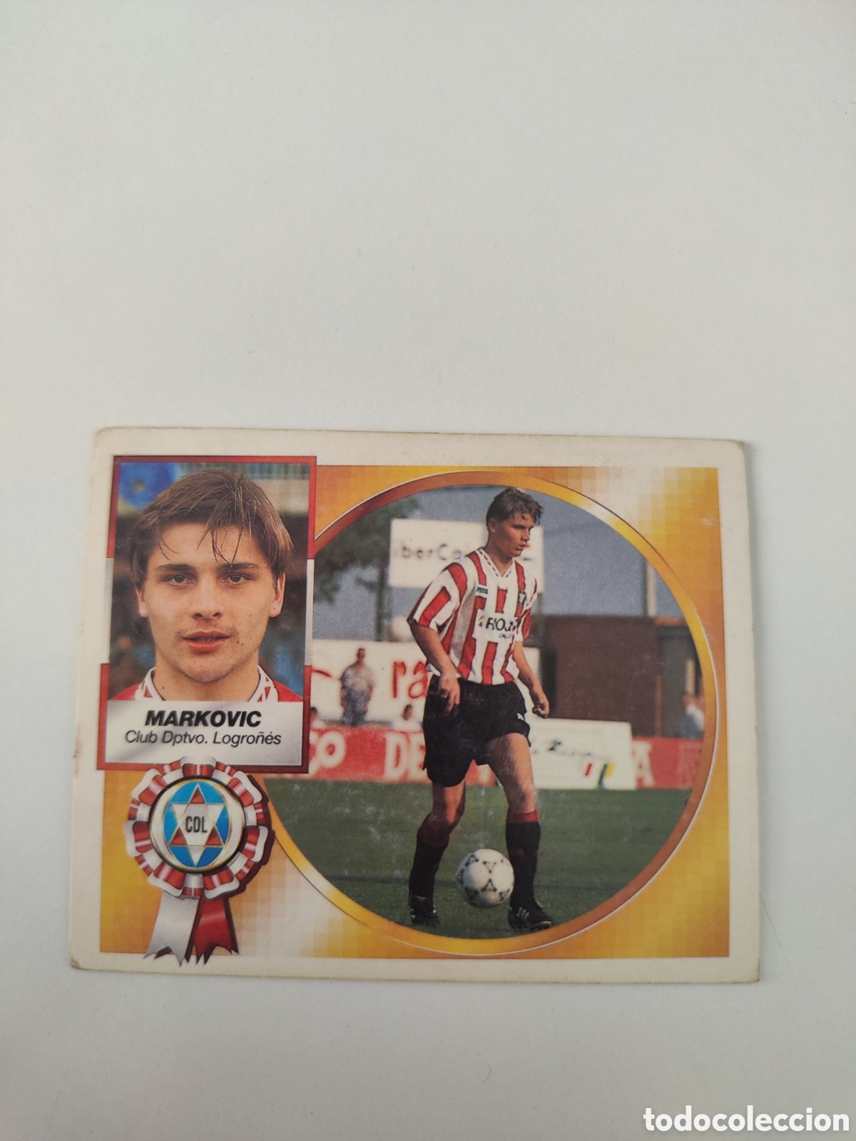 Cromos de f&uacute;tbol: Este 94 95 sin pegar Logro&ntilde;&eacute;s Markovic - Foto 1