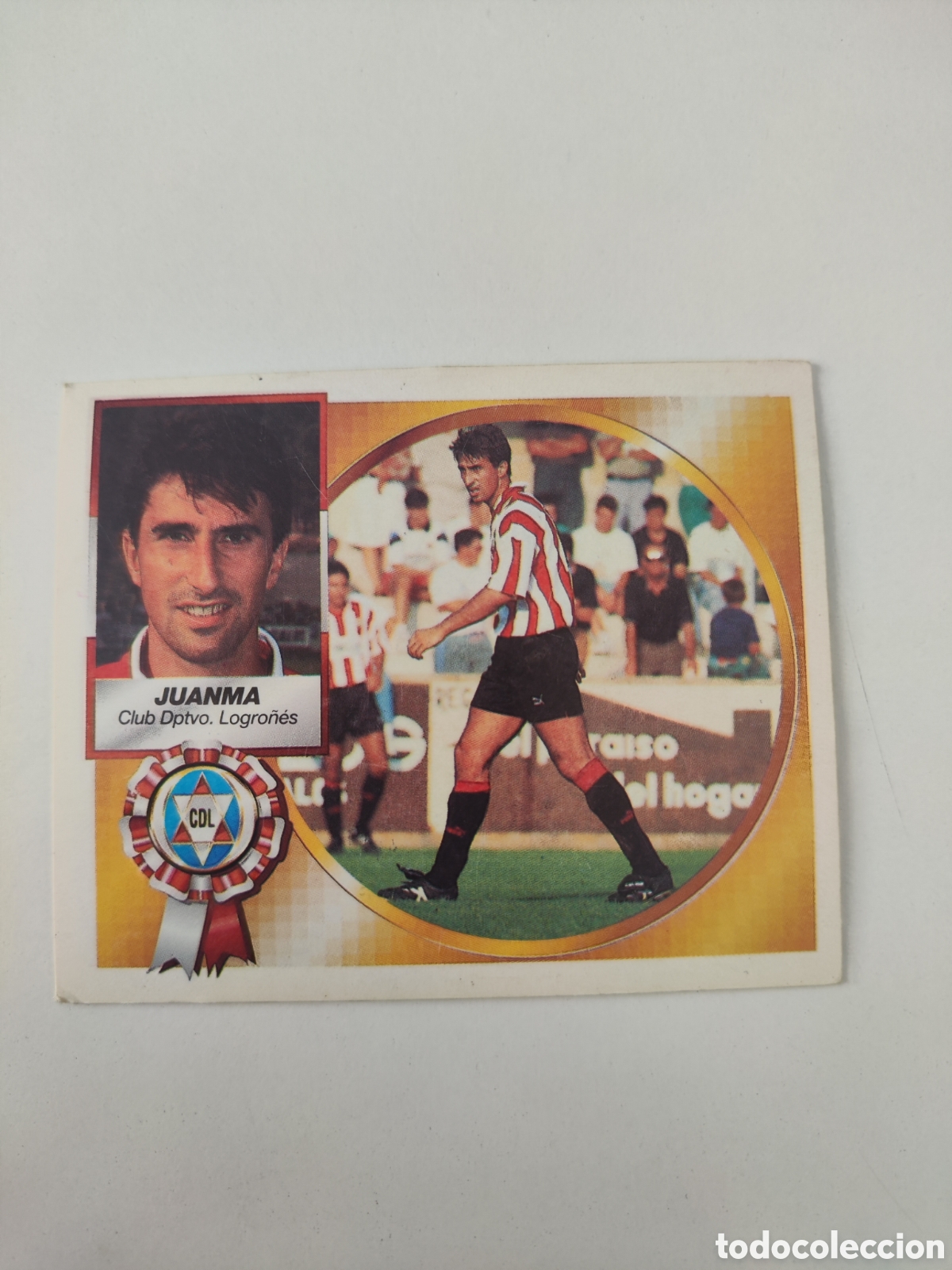 Cromos de f&uacute;tbol: Este 94 95 sin pegar Logro&ntilde;&eacute;s Juanma - Foto 1