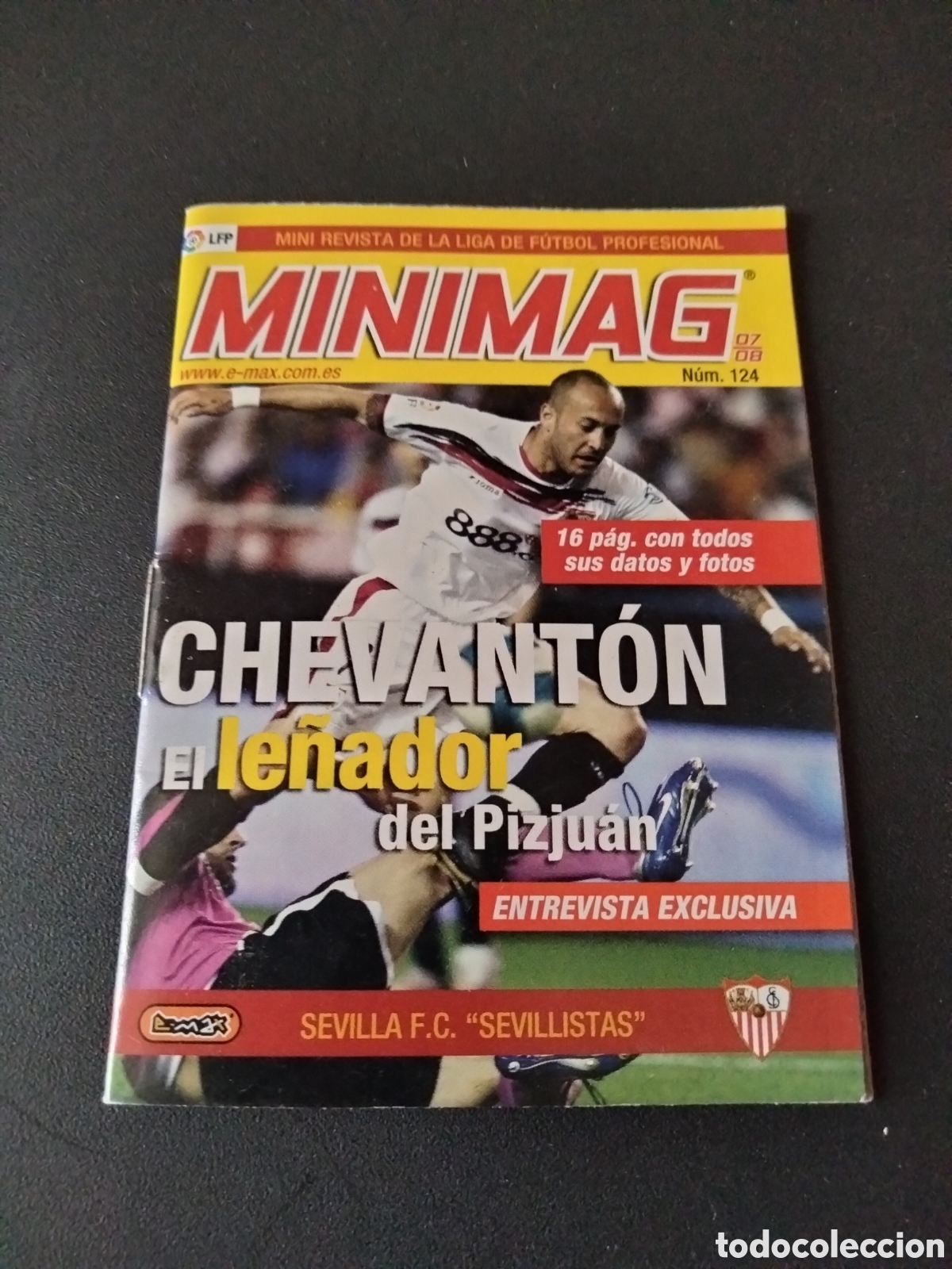 Cromos de Futebol: CHEVANTON # 124 SEVILLA FC MINIMAG MINI REVISTA LIGA FUTBOL LPF 2007/08