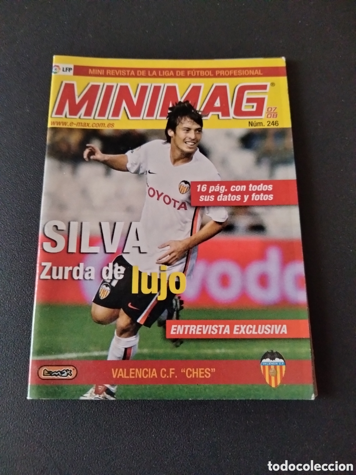 Cromos de Futebol: SILVA # 246 VALENCIA CF MINIMAG MINI REVISTA LIGA FUTBOL LPF 2007/08