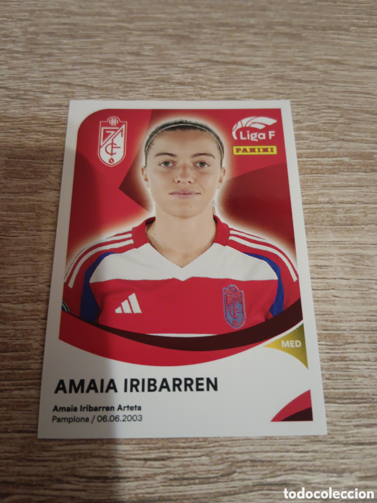 Cromos de f&uacute;tbol: Panini liga F 2024 2025 24 25 173 Amaia Iribarren Granada