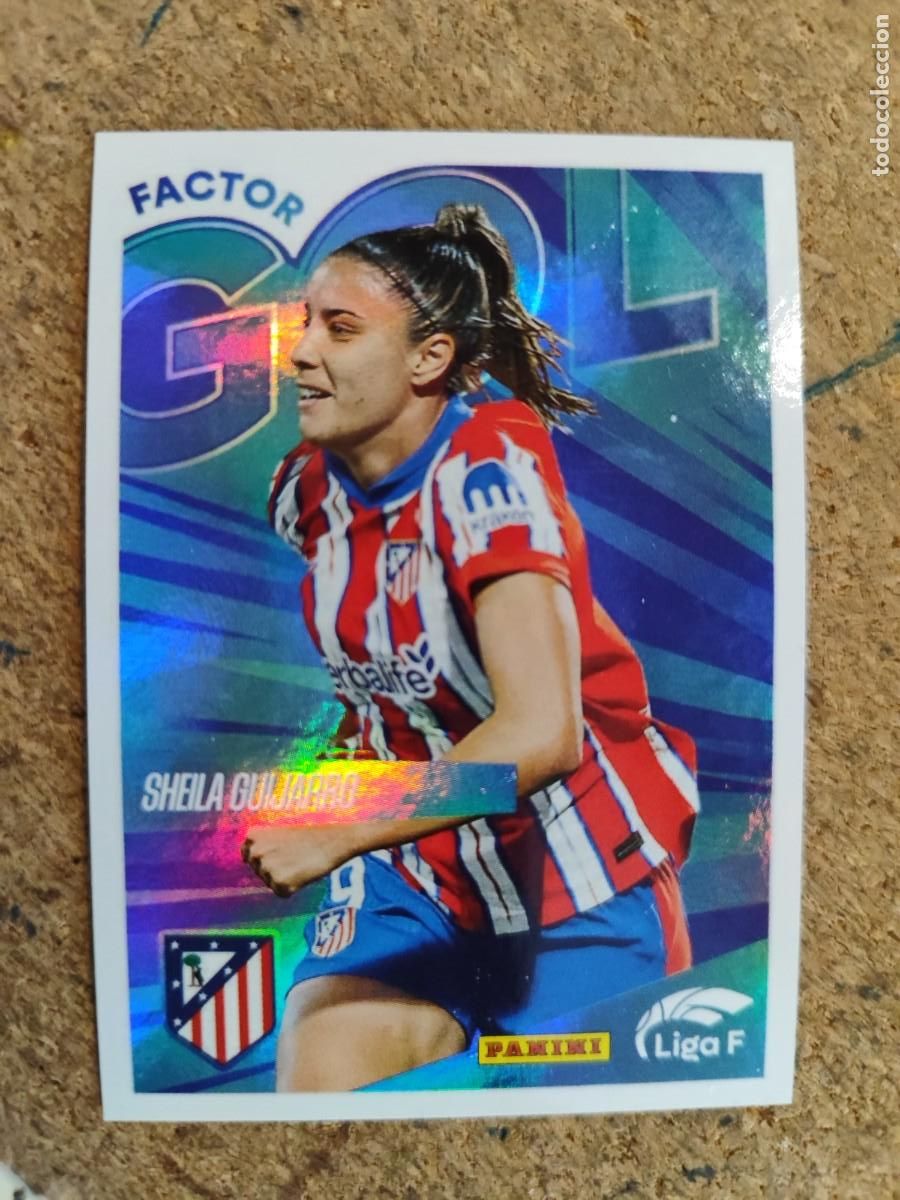 Cartes &agrave; collectionner de Football: LIGA F ( FEMENINA) 2024/25 STICKER FACTOR GOL SHEILA GUIJARRO AT MADRID # 370 PANINI