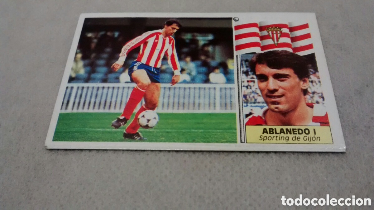 Cromos de f&uacute;tbol: 1986 1987 86 87 ESTE, ABLANEDO I, SPORTING - Foto 1