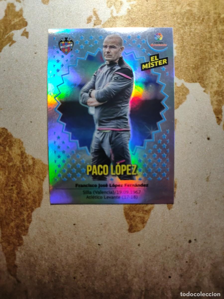 Football Stickers: Liga Este Entrenador 26 PACO L&Oacute;PEZ 2018-19 18 19