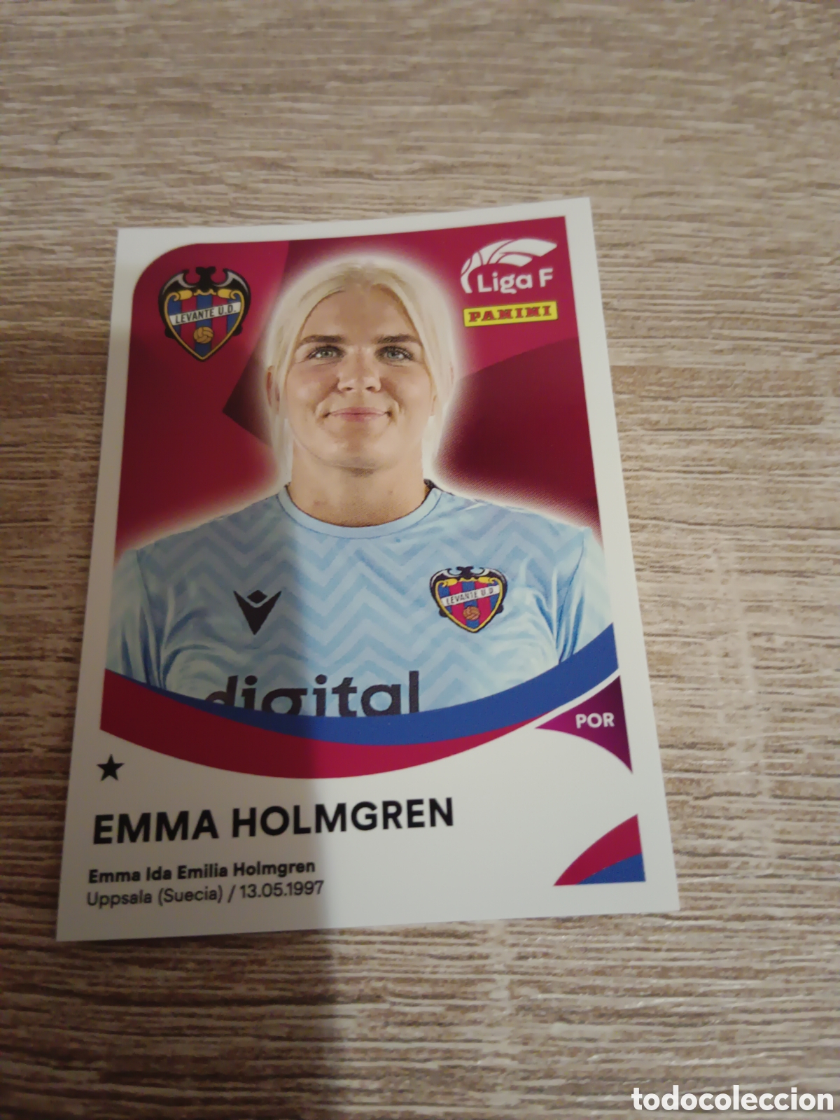 Fu&szlig;ball-Sticker: Panini liga F 2024 2025 24 25 204 Emma Holmgren Levante