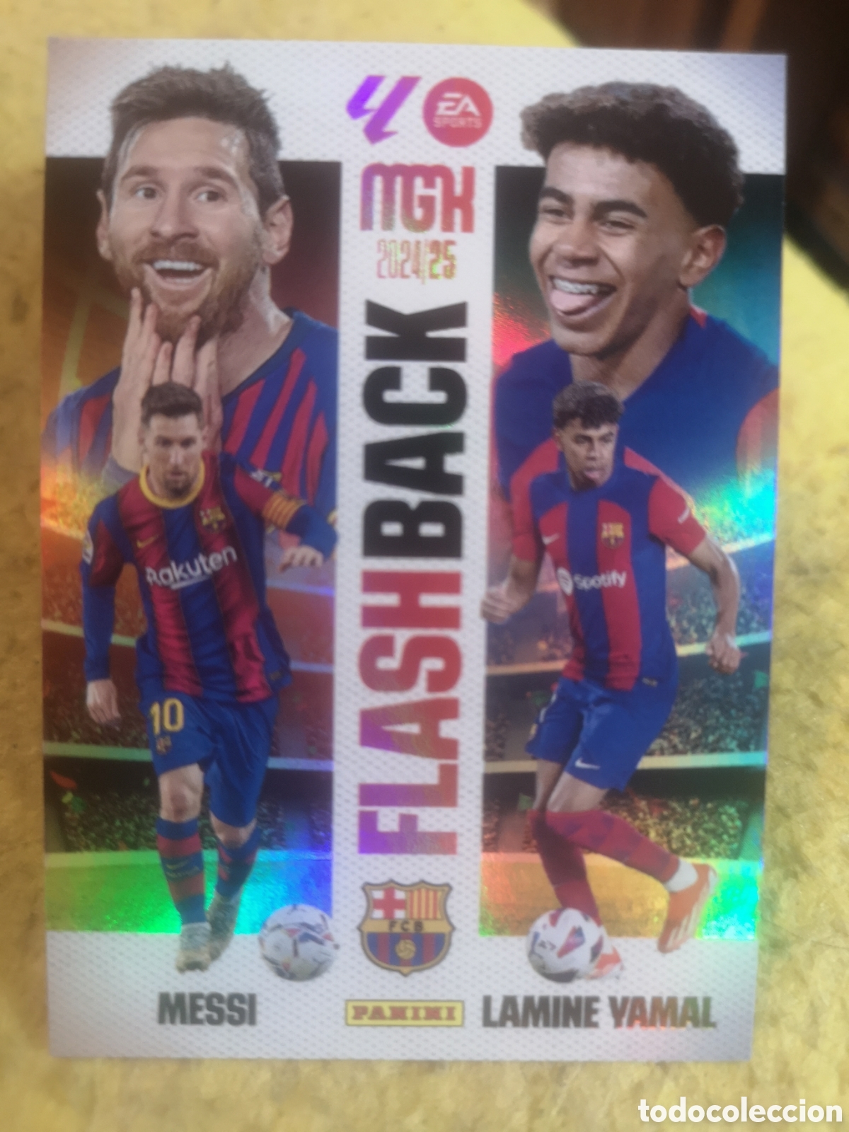 Cromos de F&uacute;tbol: MEGACRACKS 2024 2025 / 24 25 FLASHBACK - MESSI / LAMINE YAMAL - 429