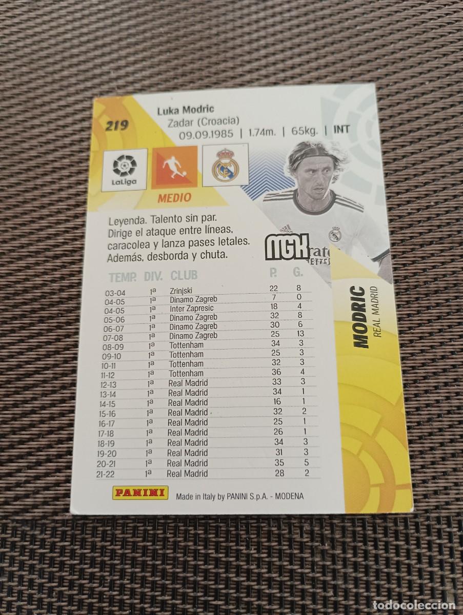 Cromos de f&uacute;tbol: MODRIC MGK REAL MADRID 22 23 - Foto 2