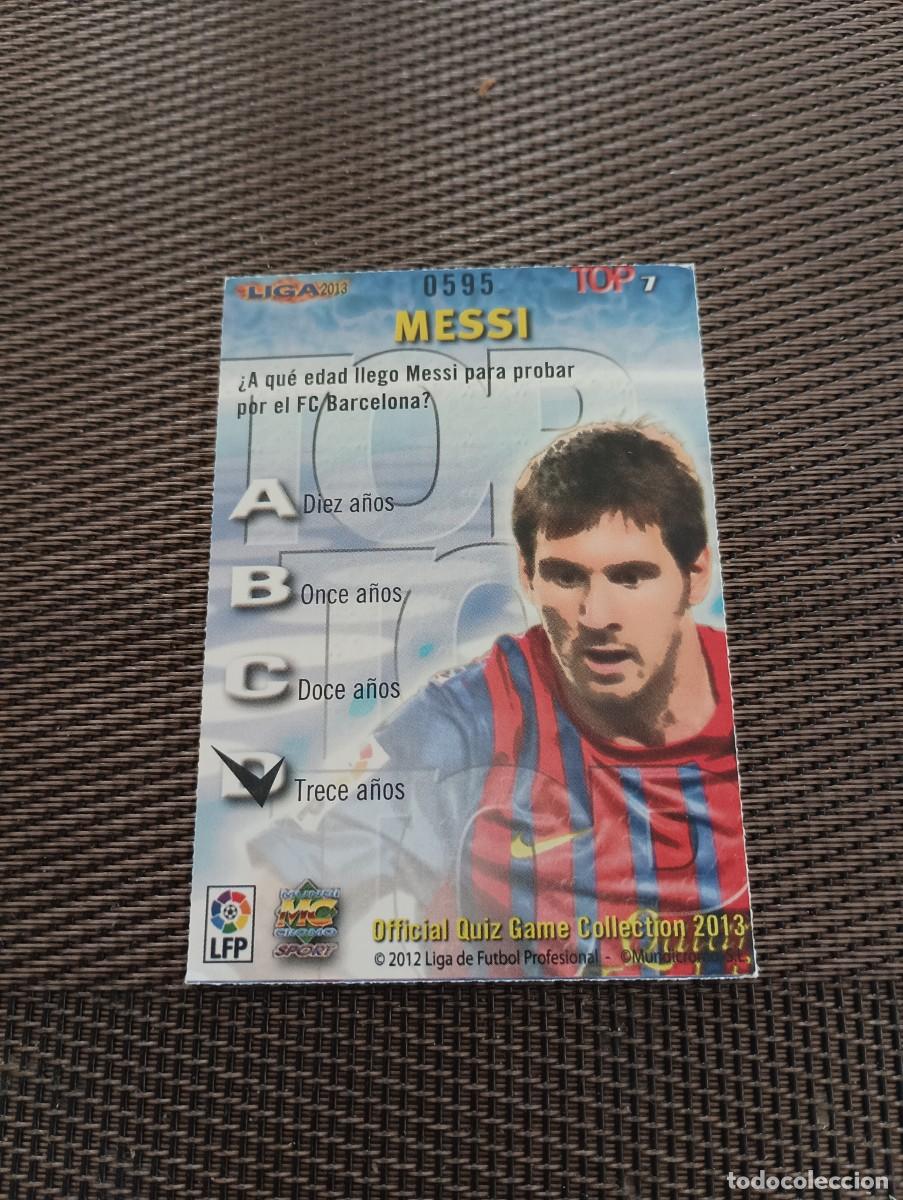 Cromos de f&uacute;tbol: MESSI, 2013 TOP MUNDICROMO - Foto 2