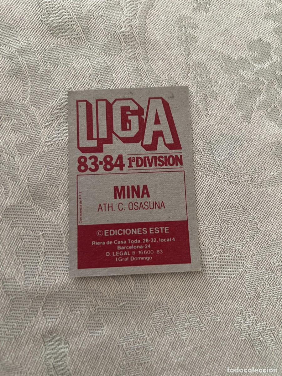 Cromos de f&uacute;tbol: MINA OSASUNA NUNCA PEGADO EDICIONES ESTE 1983-84 - Foto 2