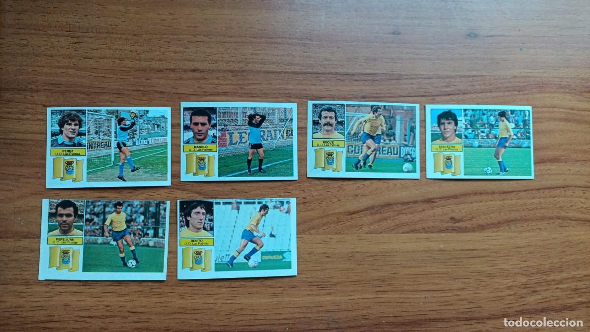 Cartes &agrave; collectionner de Football: Ediciones Este, lote 6 cromos Liga 82-83, Equipo U.D Las Palmas (L0034)