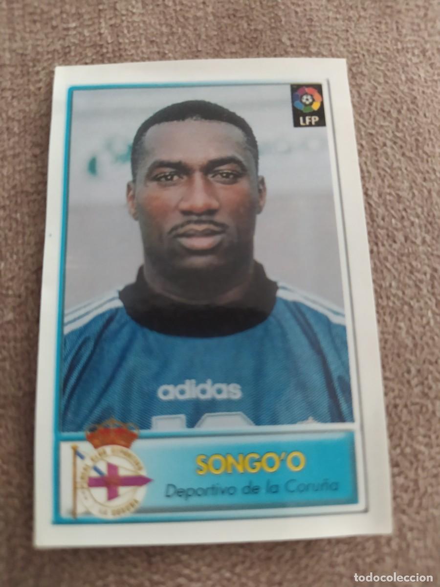 Cromos de F&uacute;tbol: CROMO PEGATINA 056 Songo'o 56 Deportivo de la Coru&ntilde;a BOLLYCAO FUTBOL LIGA 97-98