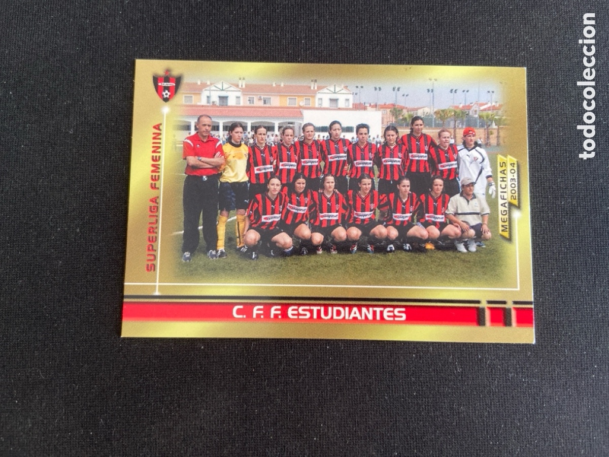 Cartes &agrave; collectionner de Football: EQUIPO 432 (ESTUDIANTES) PANINI MEGAFICHAS MEGACRACKS 2003-2004 03 04 CROMO CARTA M-3