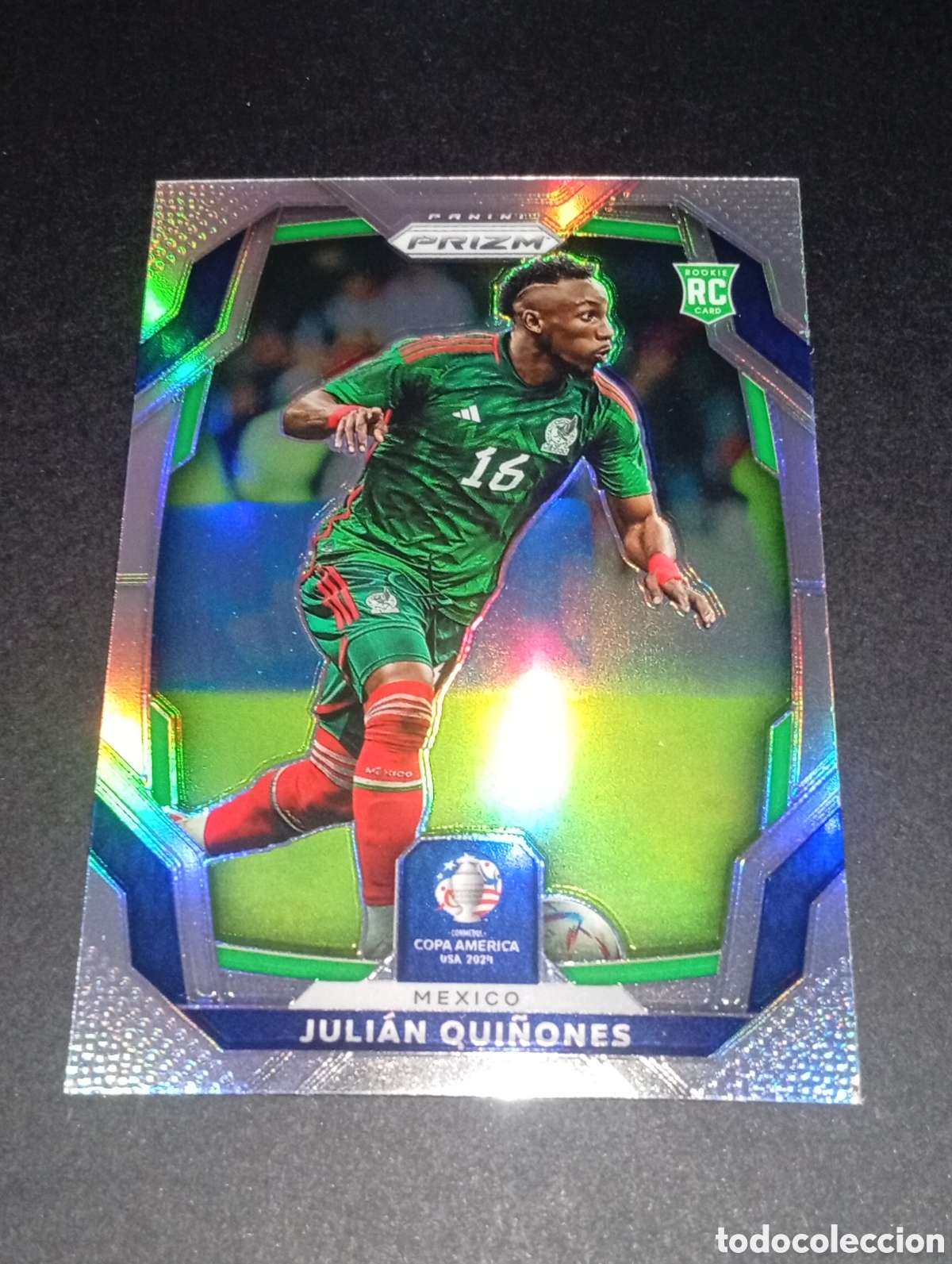 Cromos de f&uacute;tbol: 140 paralela prizm JULIAN QUI&Ntilde;ONES MEXICO PANINI 2024 CONMEBOL COPA AMERICA USA CROMOS CARD TOPPS