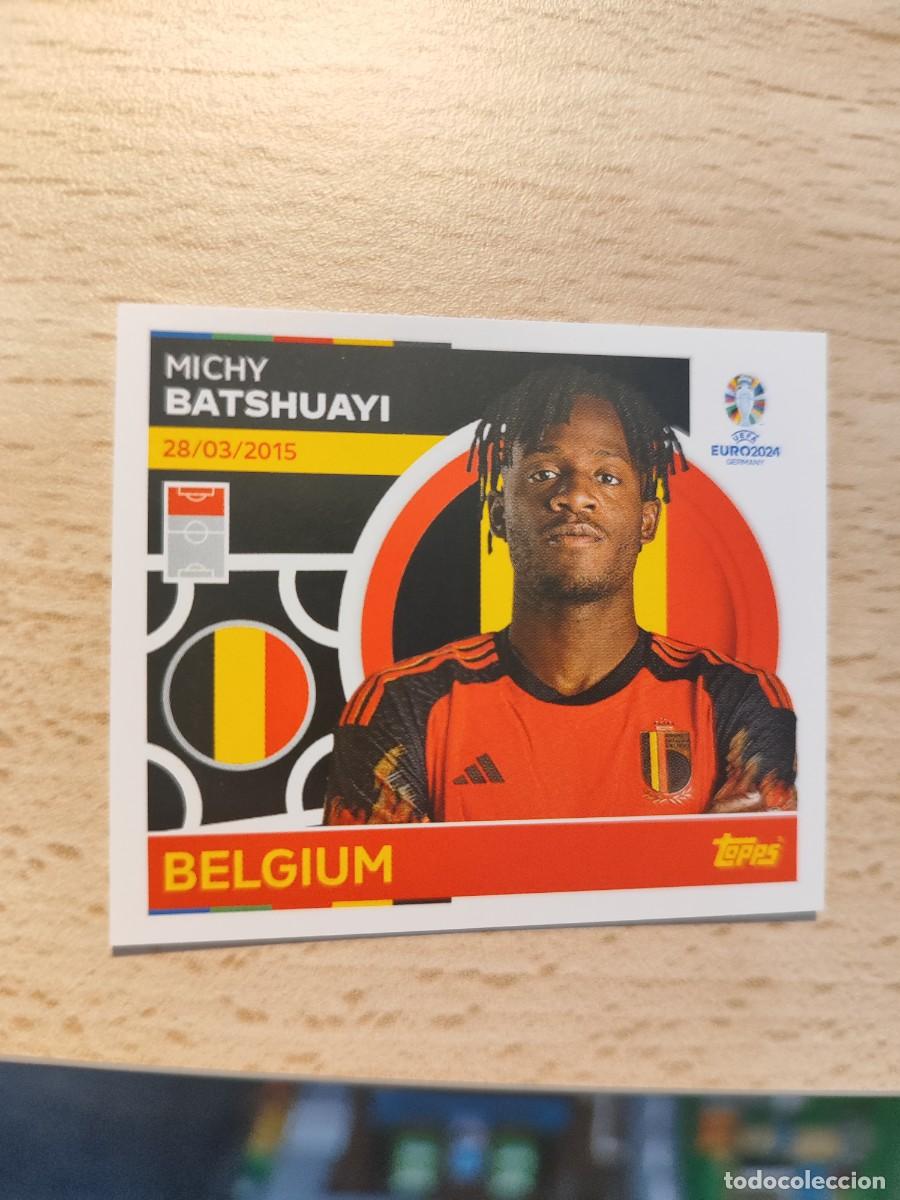 Cartes &agrave; collectionner de Football: BEL20 BEL 20 TOPPS EURO 2024 MICHY BATSHUAYI - BELGIUM BELGICA -- CROMO EUROCOPA 24