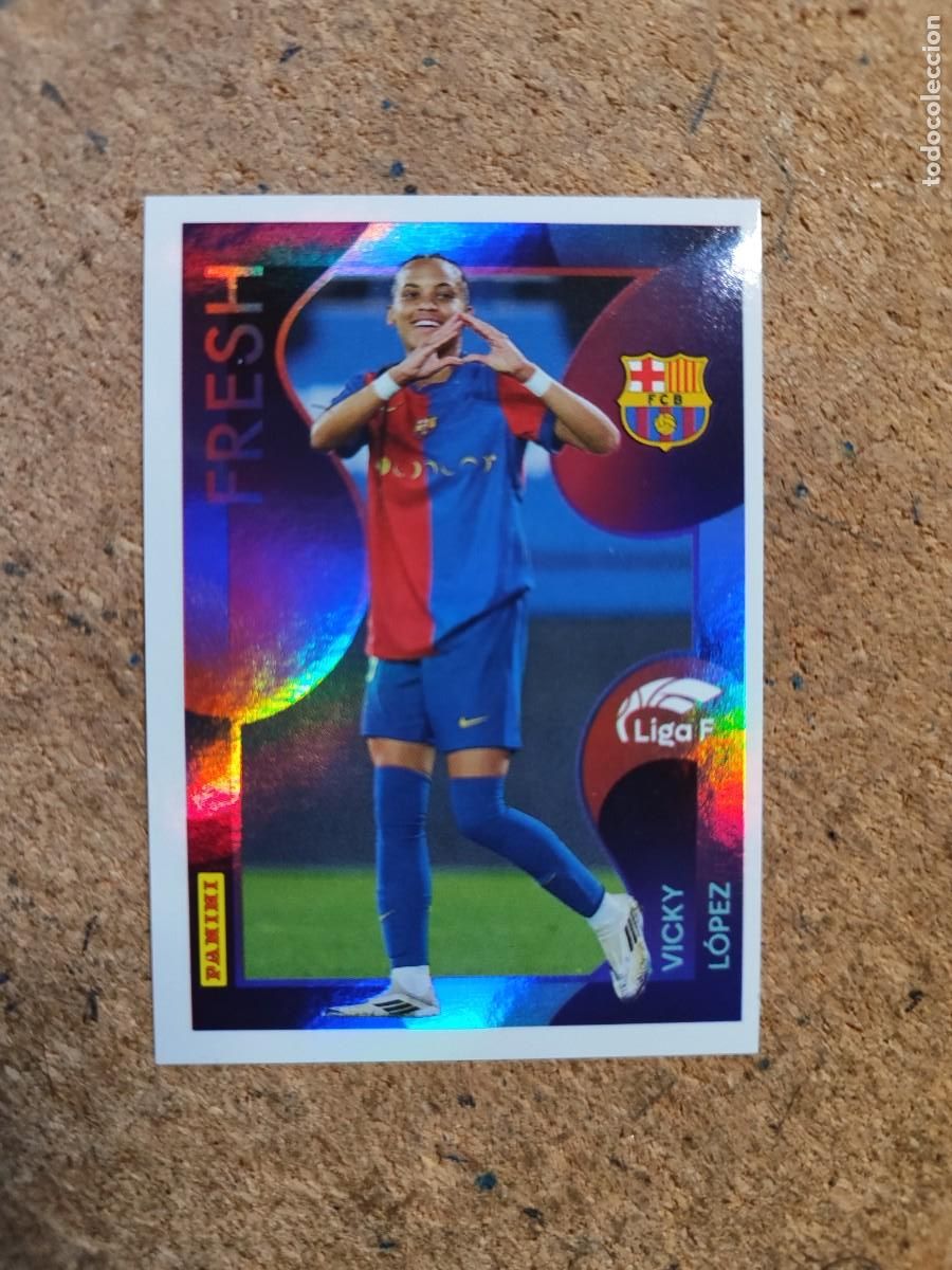 Cromos de f&uacute;tbol: LIGA F ( FEMENINA) 2024/25 STICKER FRESH VICKY LOPEZ FC BARCELONA # 380 PANINI