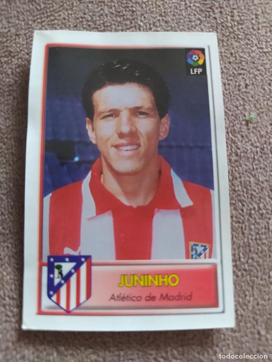 Cromos de F&uacute;tbol: CROMO PEGATINA 094 JUNINHO 94 ATL&Eacute;TICO DE MADRID BOLLYCAO FUTBOL LIGA 97-98