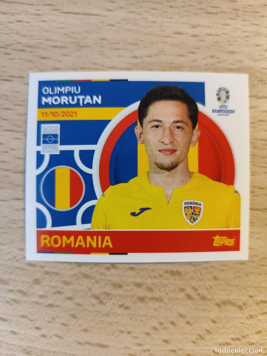 Cartes &agrave; collectionner de Football: ROM15 ROM 15 TOPPS EURO 2024 OLIMPIU MORUŢAN - ROMANIA RUMANIA -- CROMO EUROCOPA 24