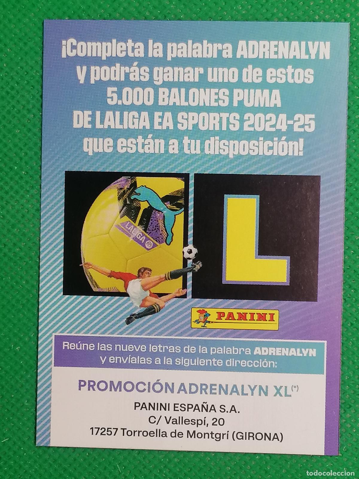Cromos de f&uacute;tbol: LETRA L PROMOCION BALON ⚽ PANINI LIGA ADRENALYN XL 2024 2025 24 25 ⚽