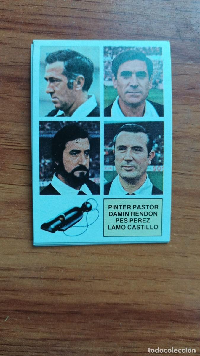 Cromos de f&uacute;tbol: CROMO DE FUTBOL ARBITROS PINTER PASTOR LIGA 82 -83 EDICIONES ESTE L0076