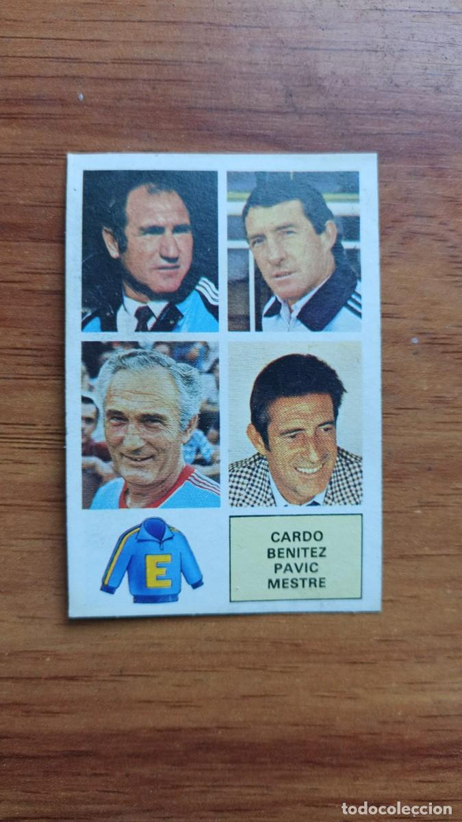 Cromos de Futebol: Ediciones Este, ENTRENADORES CARDO.BENITEZ.PAVIC.MESTRE Liga 82-83 L0079