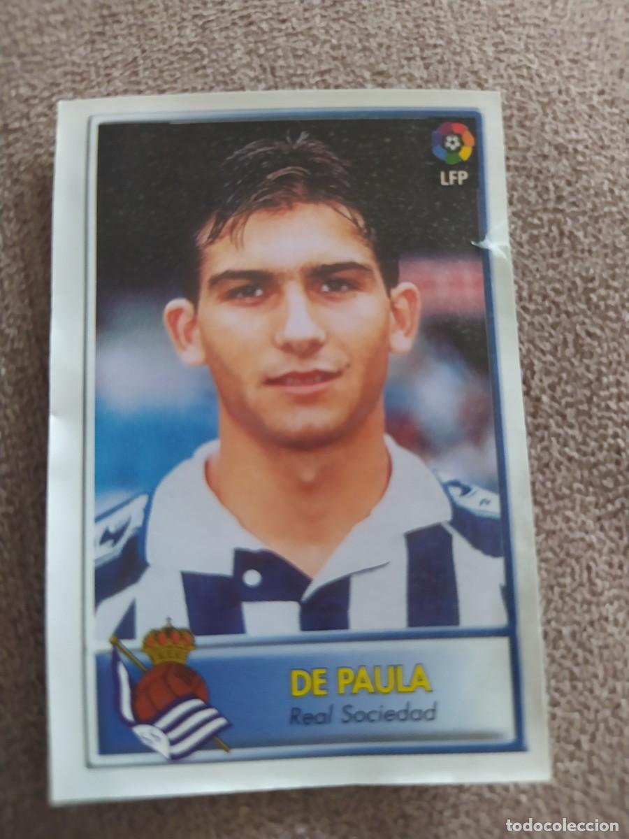 Cromos de F&uacute;tbol: CROMO PEGATINA 174 DE PAULA REAL SOCIEDAD BOLLYCAO FUTBOL LIGA 97-98