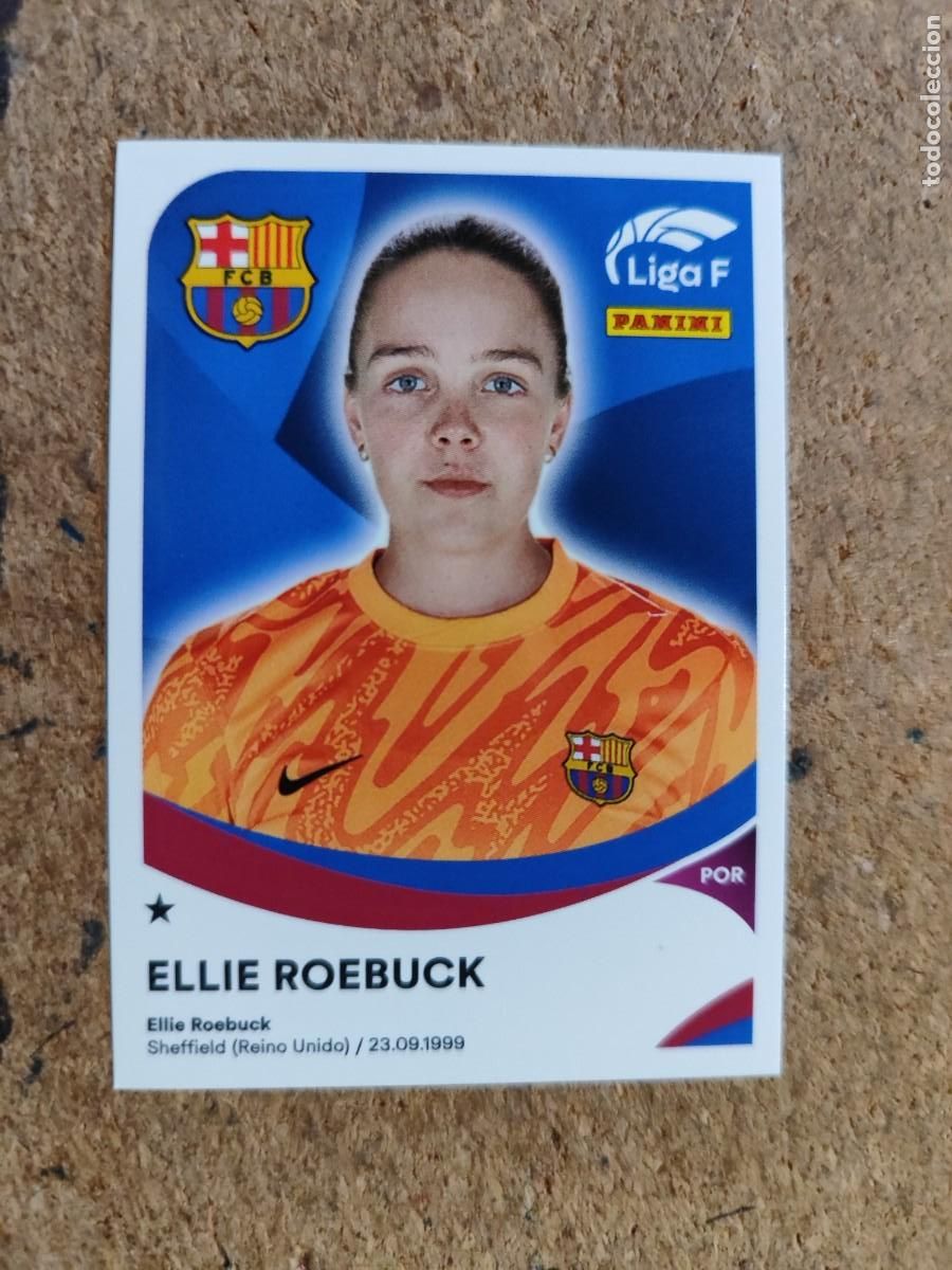 Cromos de f&uacute;tbol: LIGA F ( FEMENINA) 2024/25 STICKER ELLIE ROEBUCK FC BARCELONA # 45A PANINI