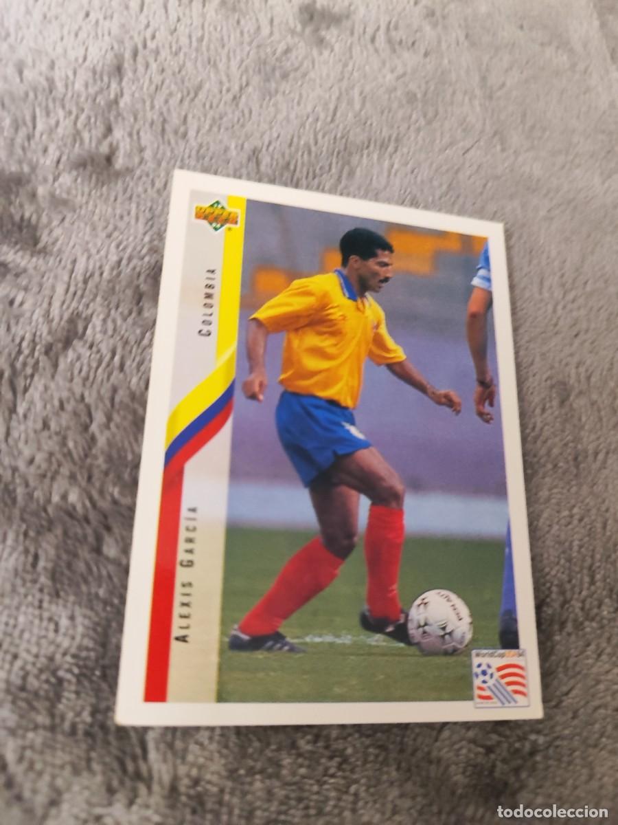 Cartes &agrave; collectionner de Football: 36 UPPER DECK MUNDIAL USA 94 ALEXIS GARCIA - COLOMBIA - 1994 WORLD CUP CROMO CARD