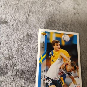 Patrik Andersson Rookie 1991 Panini Fotboll Malmö FF Sticker #127 Allsvenskan Patrik Andersson Rookie 1991 Panini Fotboll Malmö FF Sticker #127 Allsvenskan