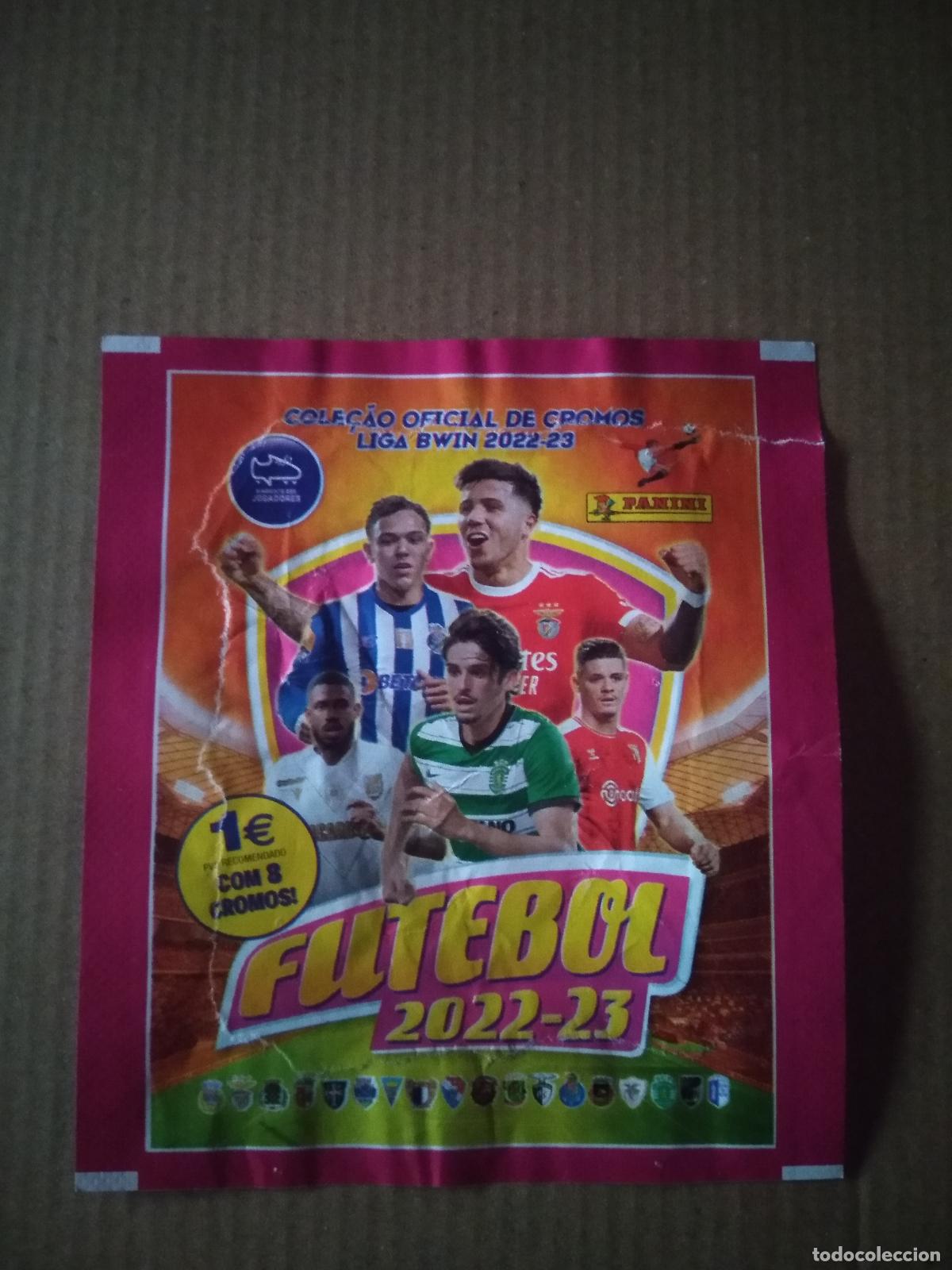 Figurine di Calcio: SOBRE VACIO CROMO FUTBOL PANINI LIGA PORTUGAL 22-23 FUTEBOL 2022-2023 ENZO FERNANDEZ TRINCAO VERON