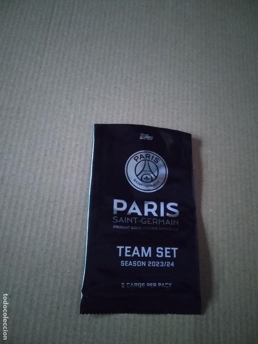 Fu&szlig;ball-Sticker: SOBRE VACIO CROMO FUTBOL TOPPS PARIS SAINT GERMAIN TEAM SET 23-24 OFICIAL 2023-2024 PSG