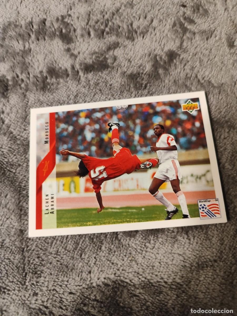 Cartes &agrave; collectionner de Football: 209 UPPER DECK MUNDIAL USA 94 LACHEN ABRAMI - MARRUECOS - 1994 WORLD CUP CROMO CARD