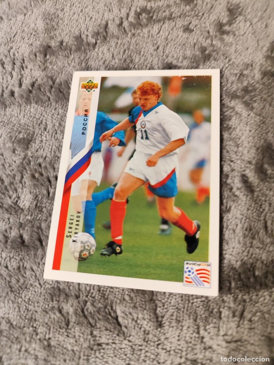 Cartes &agrave; collectionner de Football: 216 UPPER DECK MUNDIAL USA 94 SERGEI KIRYAKOV - RUSIA - 1994 WORLD CUP CROMO CARD