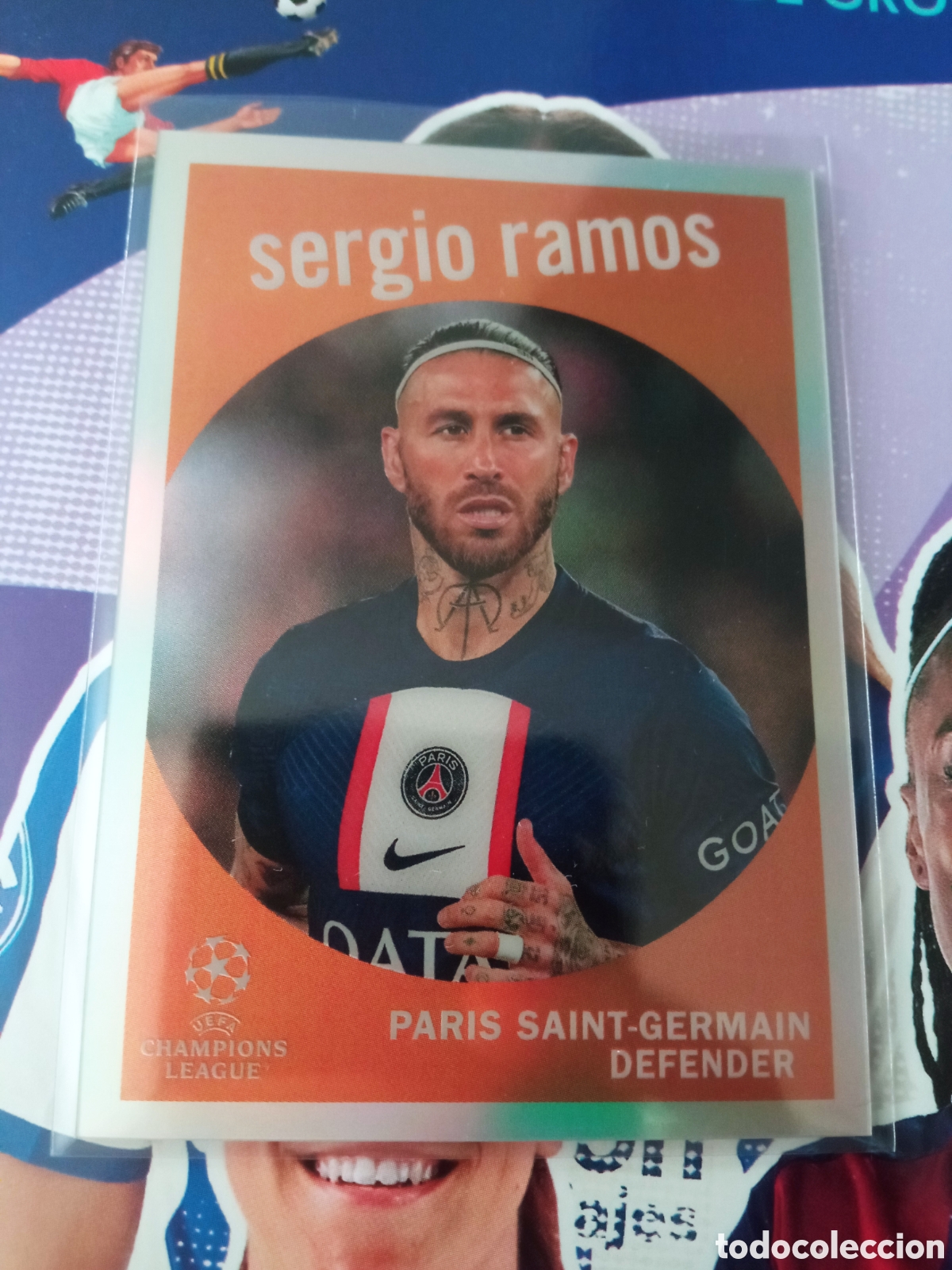 Cromos de f&uacute;tbol: Sergio Ramos PSG Topps Chrome 2023 - Foto 1