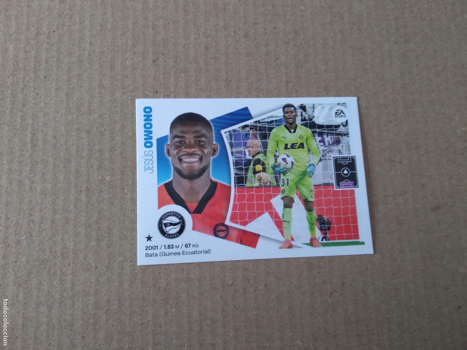 Fu&szlig;ball-Sticker: 4 OWONO ALAVES CROMO STICKER FUTBOL PANINI LIGA 2024-2025 EDICIONES ESTE 24-25