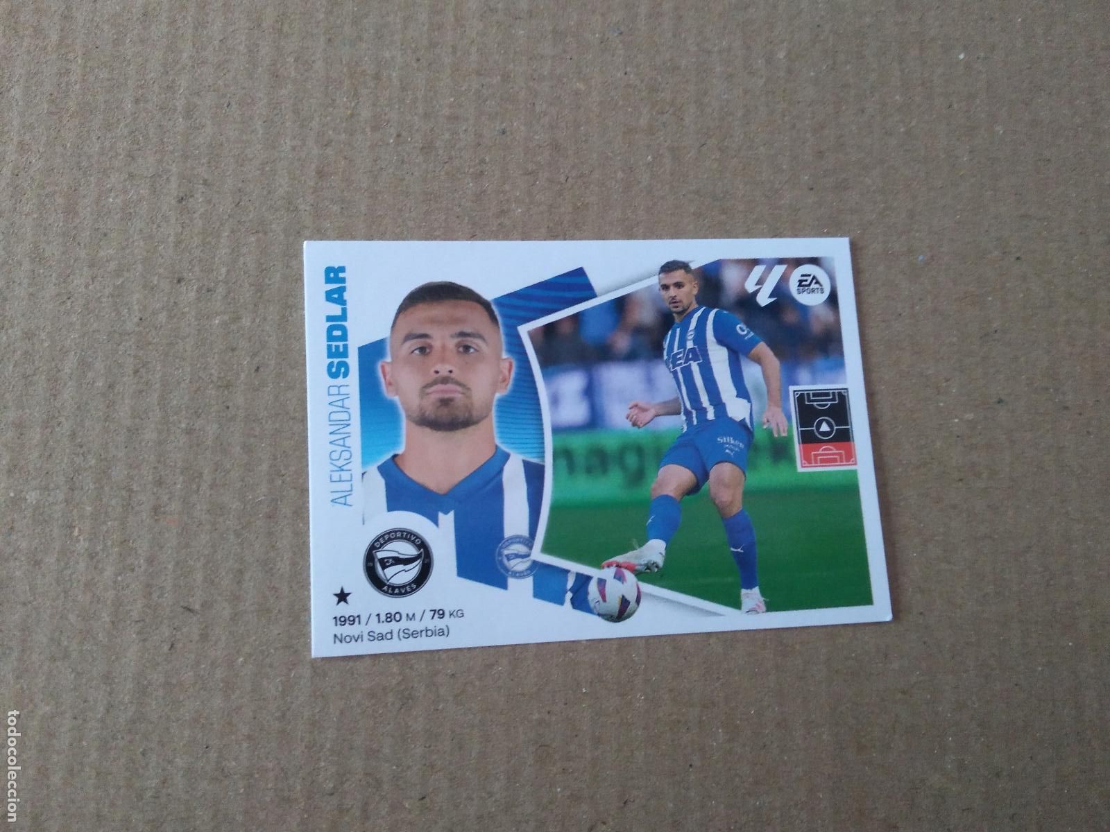 Cromos de Futebol: 7 SEDLAR ALAVES CROMO STICKER FUTBOL PANINI LIGA 2024-2025 EDICIONES ESTE 24-25