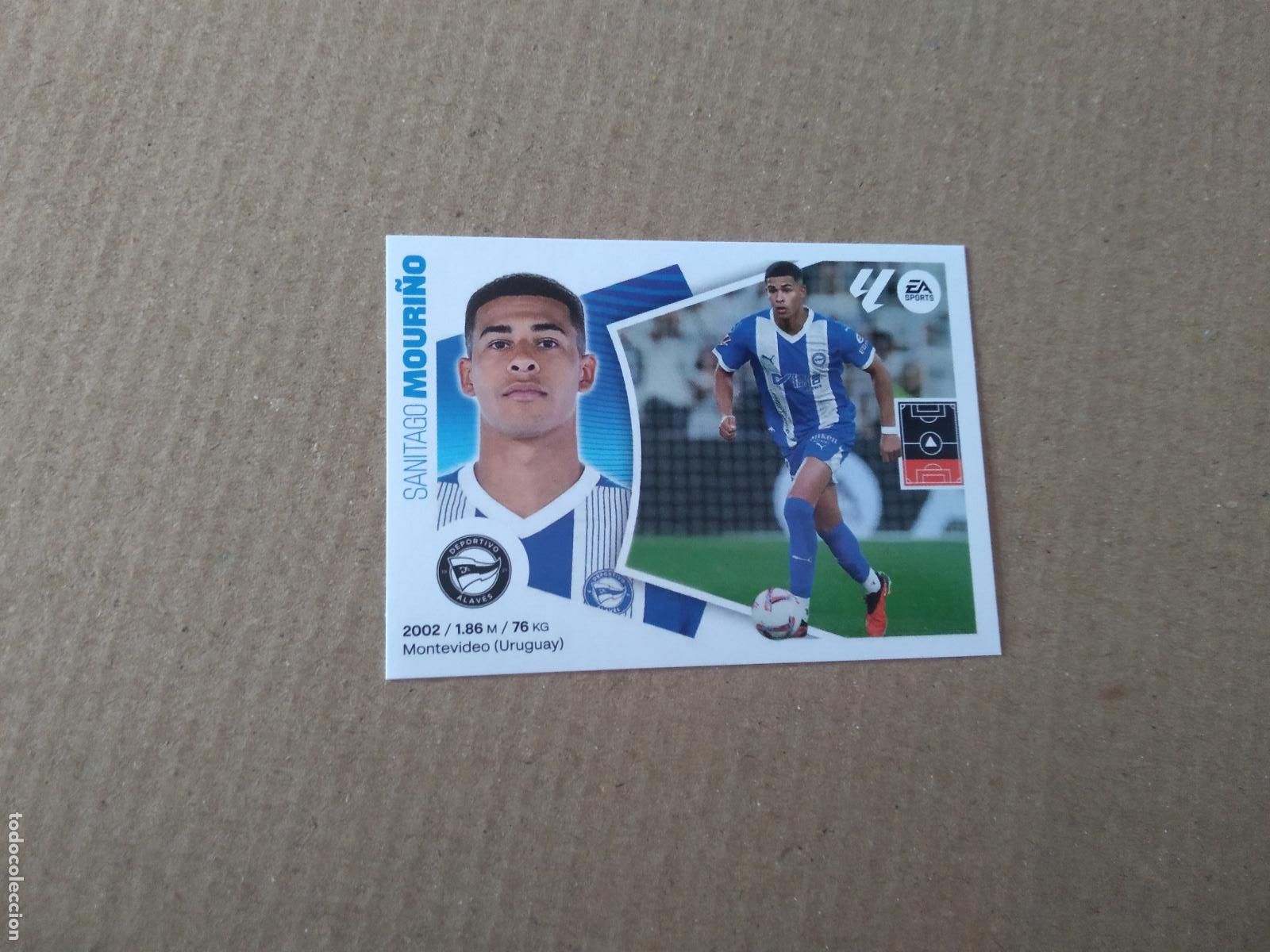 Fu&szlig;ball-Sticker: 9 BIS MOURI&Ntilde;O COLOCA ALAVES CROMO STICKER FUTBOL PANINI LIGA 2024-2025 EDICIONES ESTE 24-25