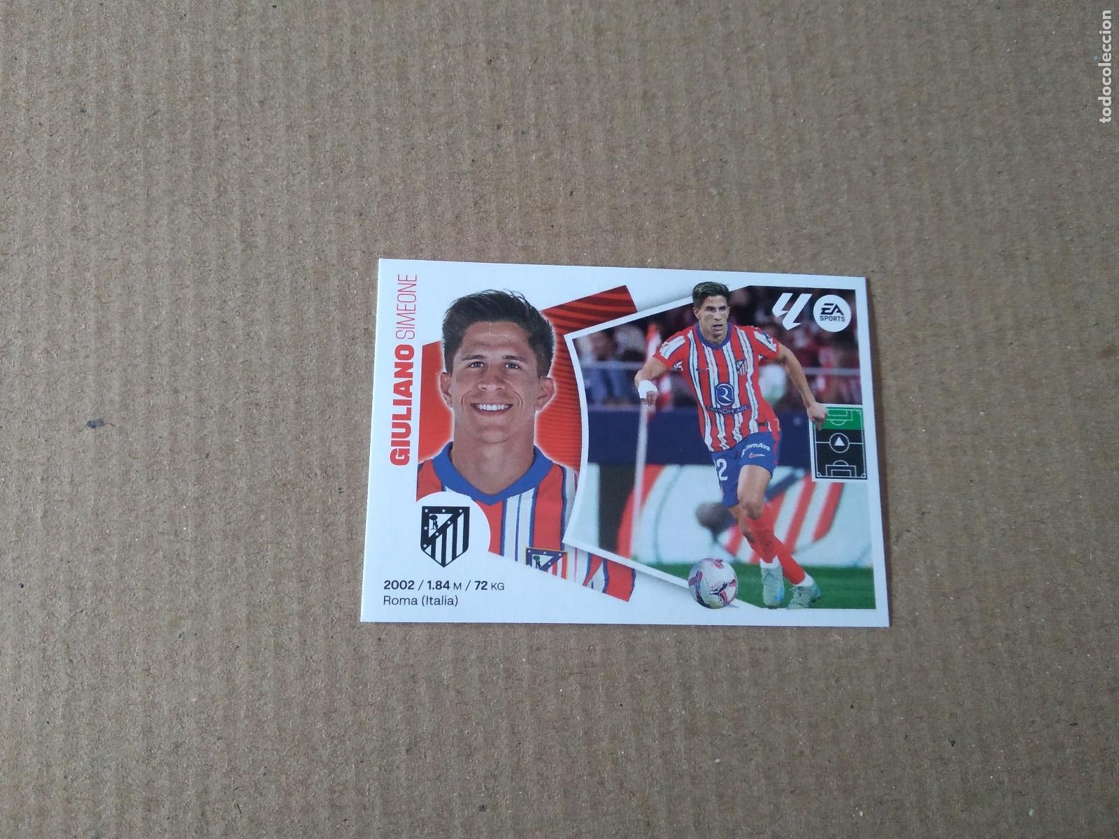 Fu&szlig;ball-Sticker: 19 BIS GIULIANO SIMEONE ATLETICO DE MADRID CROMO FUTBOL PANINI LIGA 2024-2025 EDICIONES ESTE 24-25